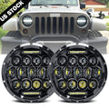 Shift Omni 7-Inch Round LED Motorcycle Headlight