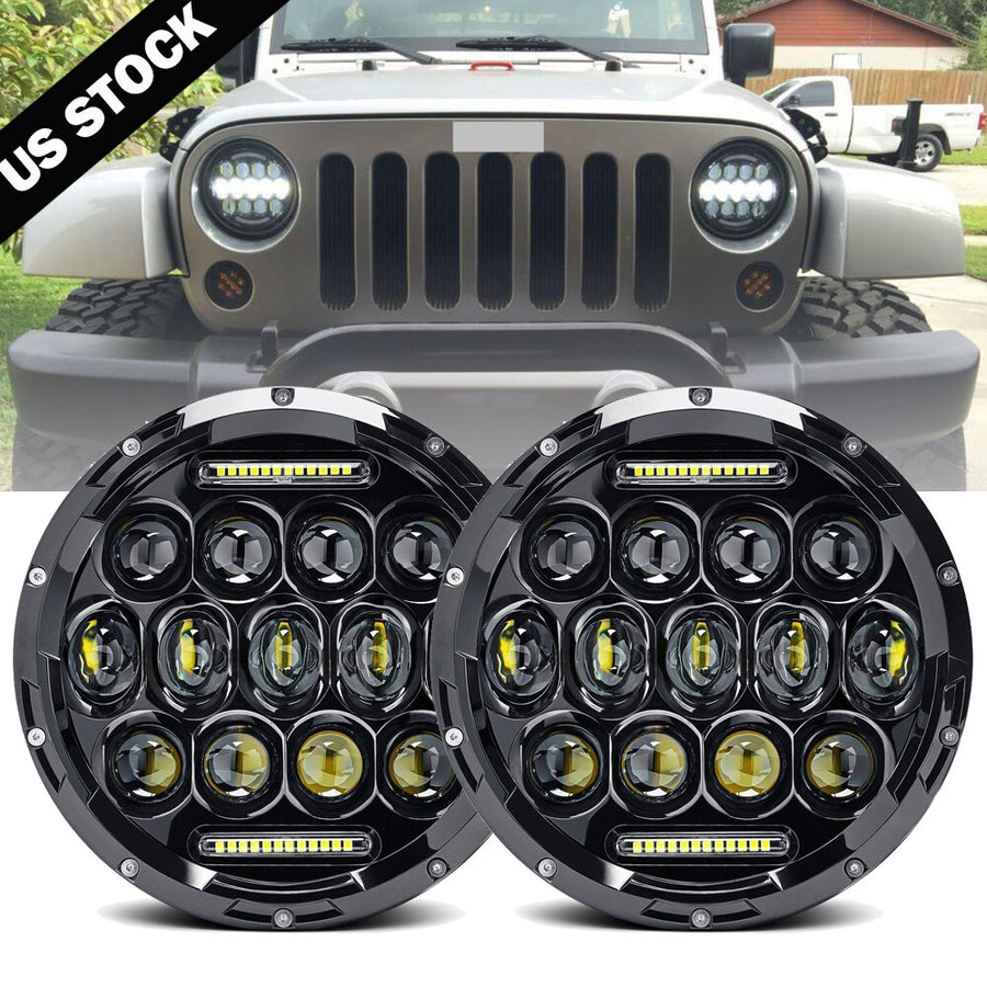 Shift Omni 7-Inch Round LED Motorcycle Headlight